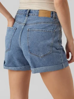 Zuri Loose Shorts, Medium Blue Denim, S